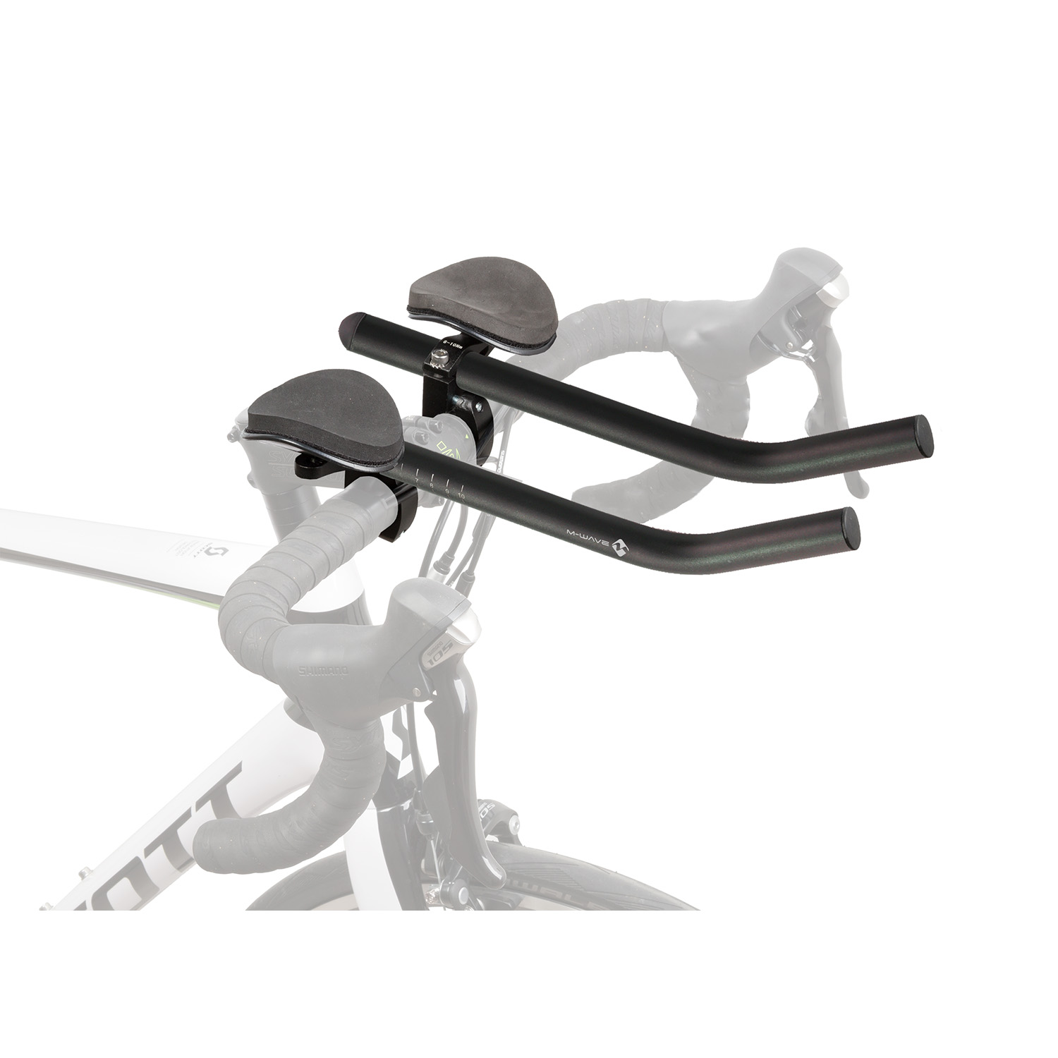 403742 M-WAVE Aero H tri bar- AVAILABLE IN SELECTED BIKE SHOPS