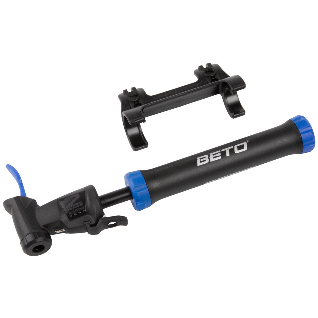 470226 BETO Double Shot mini pump - AVAILABLE IN SELECTED BIKE SHOPS