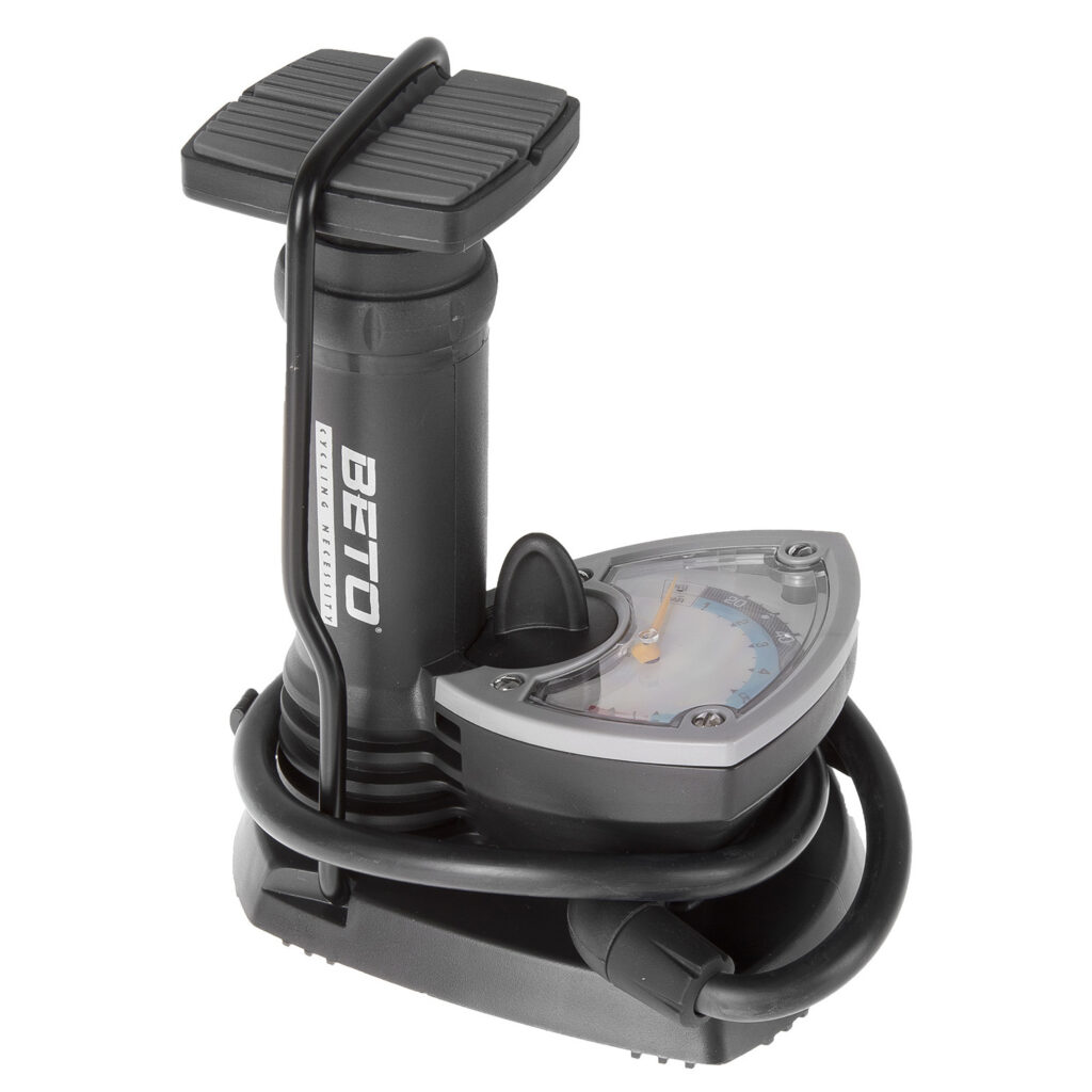470340 BETO foot pump - AVAILABLE IN SELECTED BIKE SHOPS