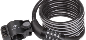 M-WAVE DS 10.18 Illu reflex spiral cable lock – AVAILABLE IN SELECTED BIKE SHOPS