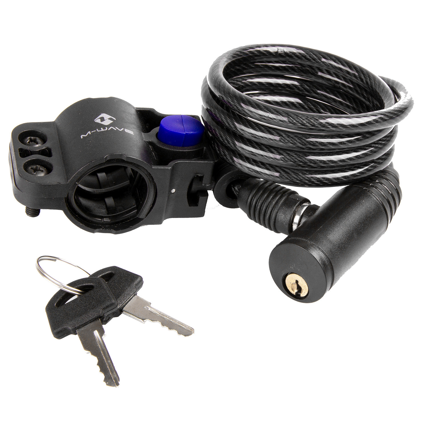 233822 M-WAVE S 6.10 spiral cable lock- AVAILABLE IN SELECTED BIKE SHOPS