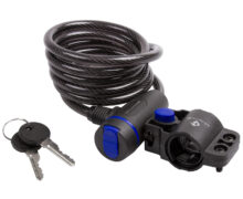 233830 M-WAVE S 8.15 spiral cable lock- AVAILABLE IN SELECTED BIKE SHOPS