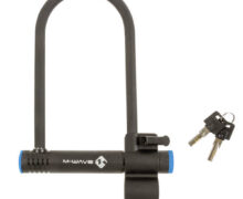 234010 M-WAVE B 245 shackle lock- AVAILABLE IN SELECTED BIKE SHOPS