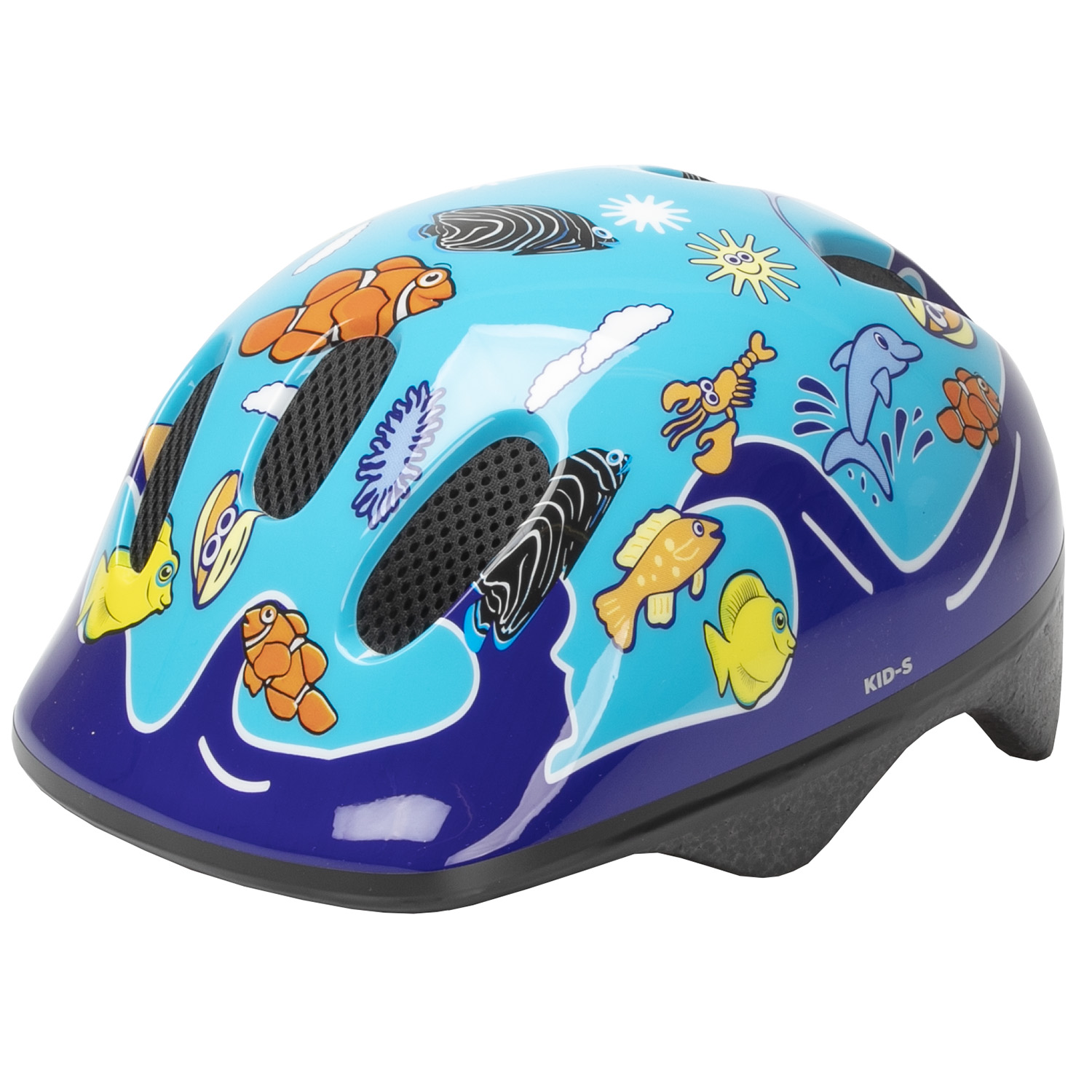 731000 – M-WAVE KID-S Sea Land Blue children helmet – AVAILABLE IN SELECTED BIKE SHOPS