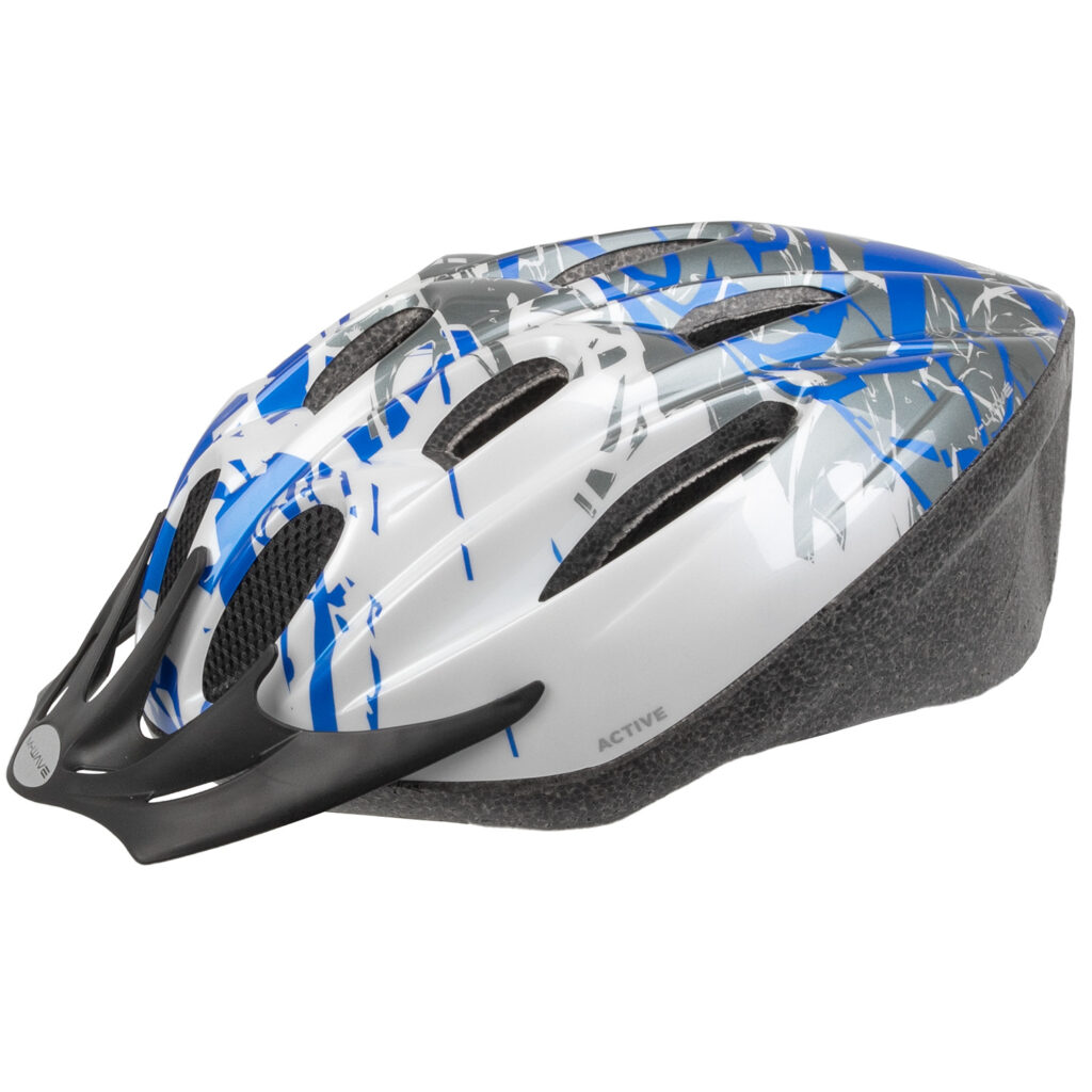 731027 M-WAVE Active Blue Spots bicycle helmet - AVAILABLE IN SELECTED BIKE SHOPS