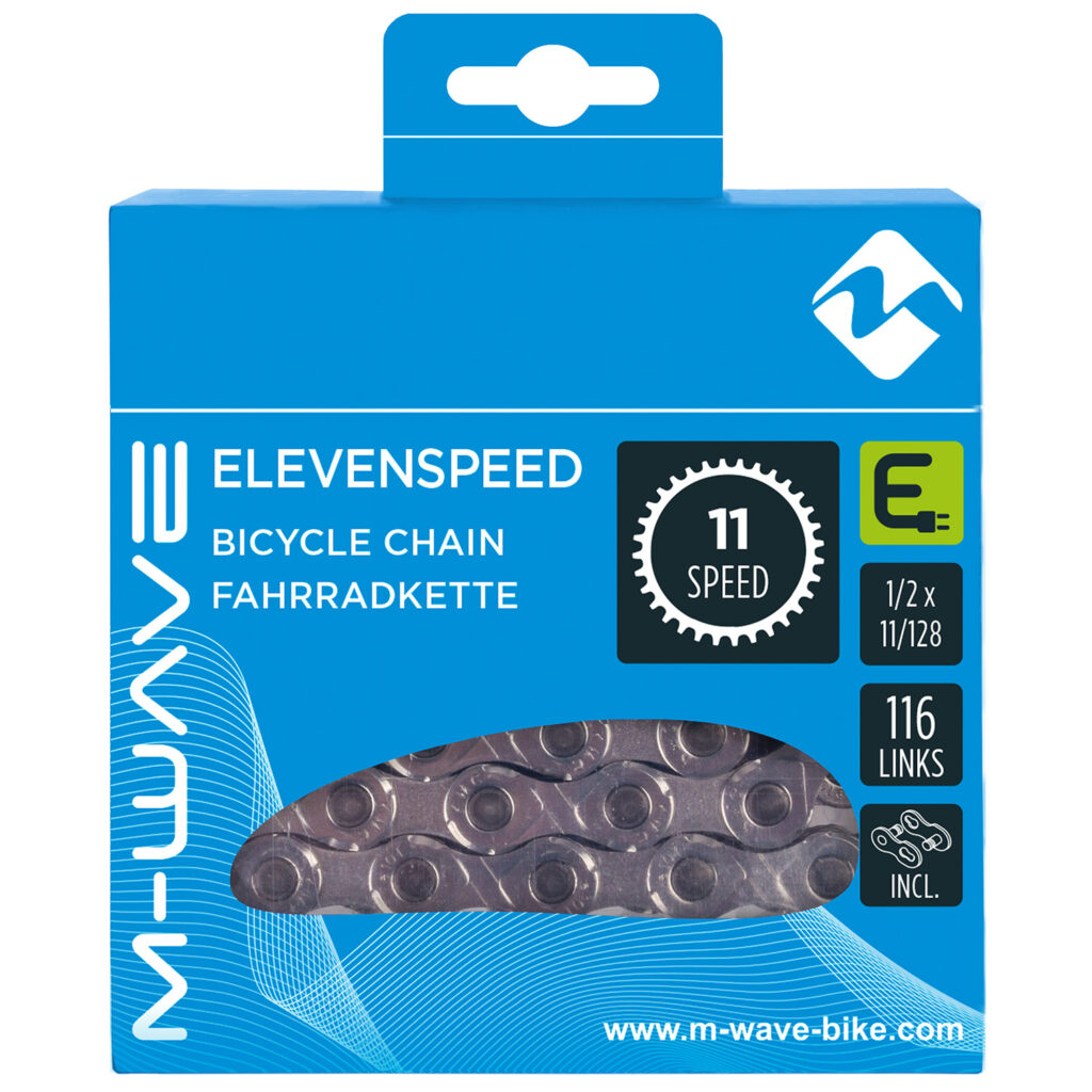 301941 M-WAVE Elevenspeed E derailleur chain- AVAILABLE IN SELECTED BIKE SHOPS