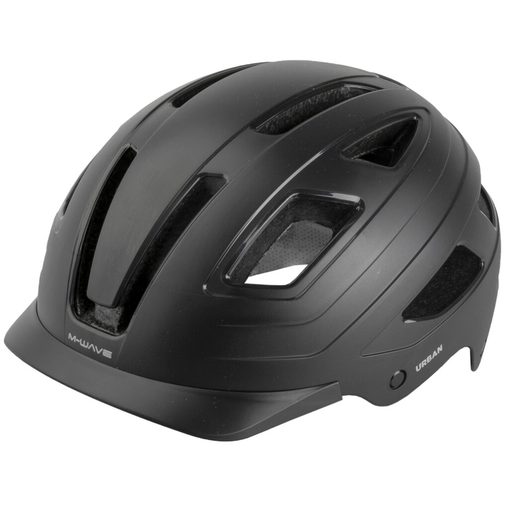 731821 M-WAVE URBAN bicycle helmet matt black - AVAILABLE IN SELECTED BIKE SHOPS