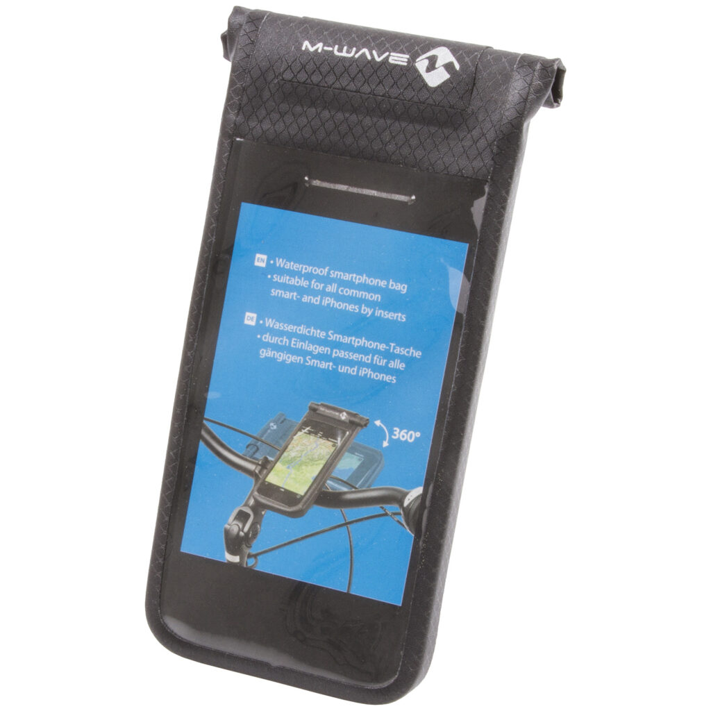 122406 M-WAVE Black Bay smartphone bag - AVAILABLE IN SELECTED BIKE SHOPS