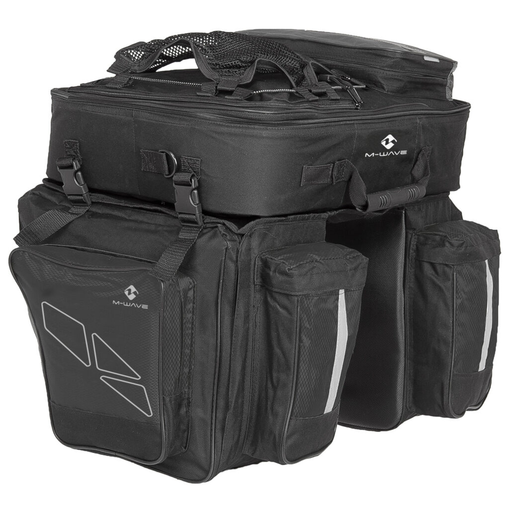 122310 M-WAVE Amsterdam Triple pannier bag - AVAILABLE IN SELECTED BIKE SHOPS