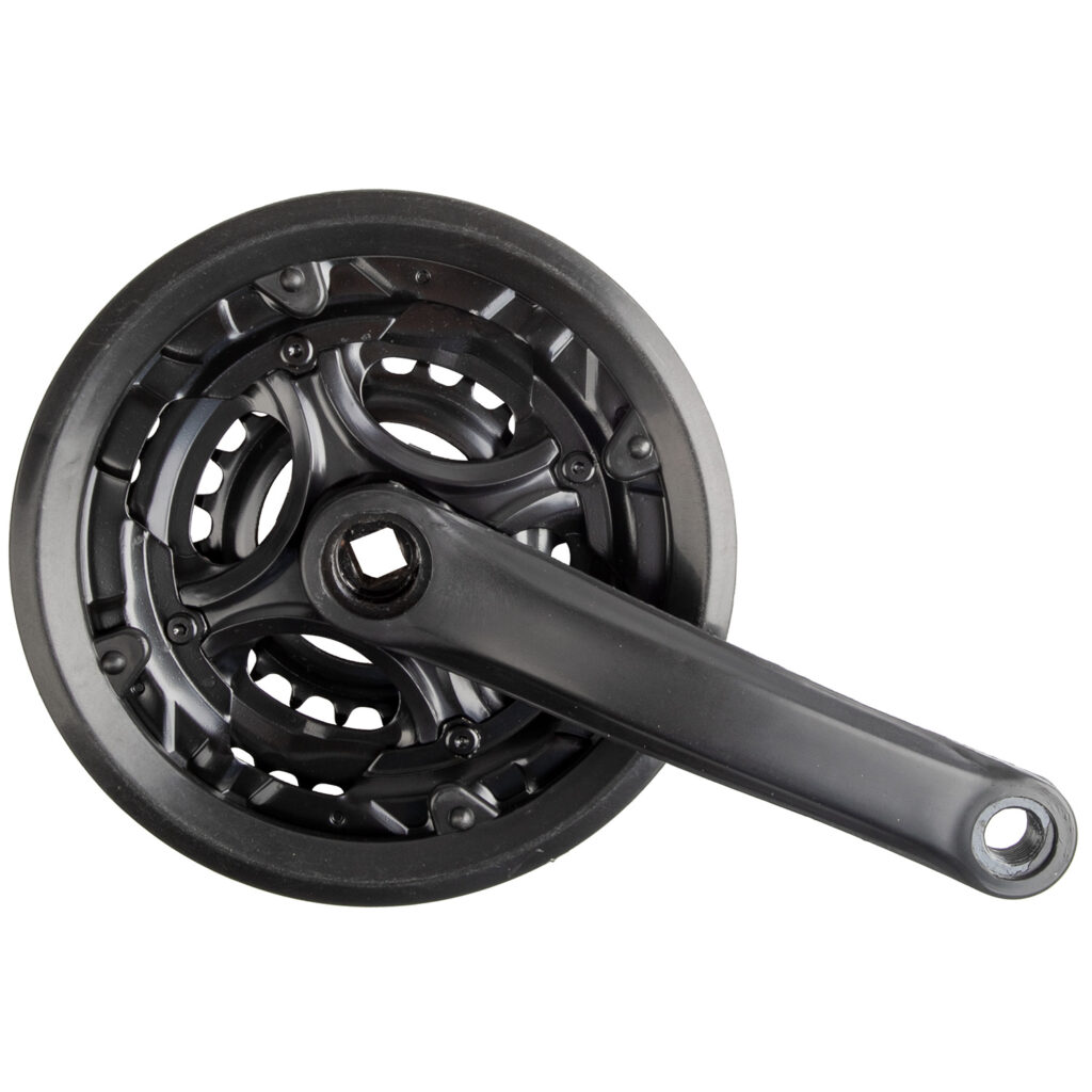 351248  Chainwheelset 170 mm p/c steel 24/34/42t. BK - AVAILABLE IN SELECTED BIKE SHOP