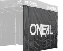 TE01-001 O’Neal Race Tent Side Wall black (1 pc. 2 x 3 m) – AVAILABLE IN SELECTED BIKE SHOPS