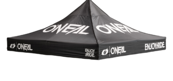 TE01-007 O’Neal Race Tent Cover black (3 x 3 m) – AVAILABLE IN SELECTED BIKE SHOPS