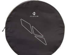 122530 Bicycle wheel bag “M-WAVE” for 26″ – 28″ wheels black/silver w – AVAILABLE IN SELECTED BIKE SHOPS